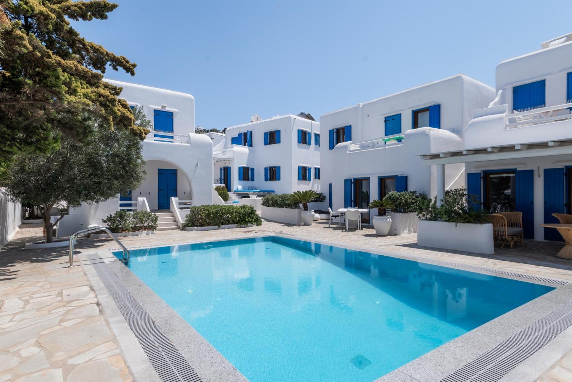 Olive Tree & Capari Mykonos Town Homes & Apartments With Pool! Exterior photo